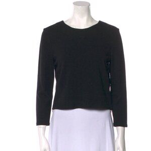 Alice and Olivia Long sleeve crop shirt